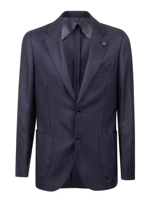 LARDINI: カジュアルジャケット - カジュアルジャケット - ブルー