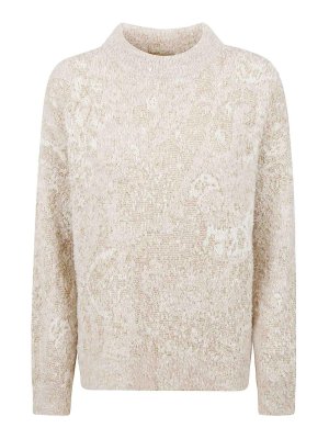 MOMON: Suéteres con cuello pico - Suéter Cuello Redondo - Beis