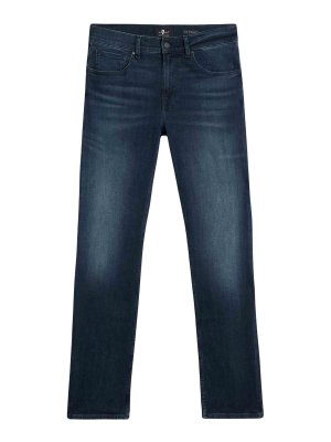 7 FOR ALL MANKIND: jeans dritti, a sigaretta - Felpa con cappuccio fine