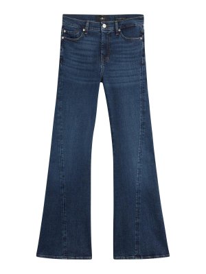 7 FOR ALL MANKIND: straight leg jeans - Dojo Tailorless Gilbert With Twisted Seam