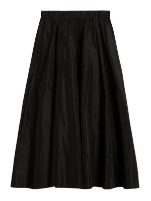 ASPESI: ニーレングススカート＆ミディ丈 - 膝丈/ミディスカート - 黒