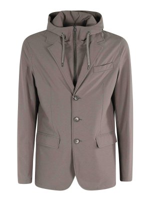 HERNO: Vestes de costume - Blazer - Beige