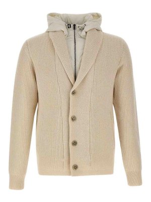 HERNO: Suéteres con cuello pico - Suéter Cuello Redondo - Blanco