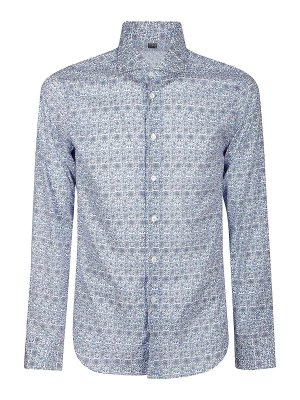 FEDELI: Chemises - Chemise - Bleu