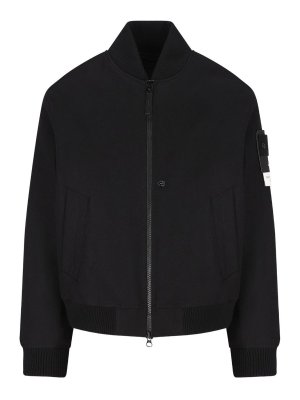 STONE ISLAND: cappotti al ginocchio - Cappotto  neri