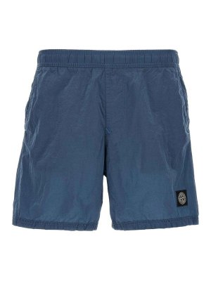 STONE ISLAND: トラウザーショーツ - ショートパンツ - グレイッシュブラウン