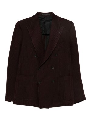 TAGLIATORE: Blazer - Blazer - Rojo Oscuro