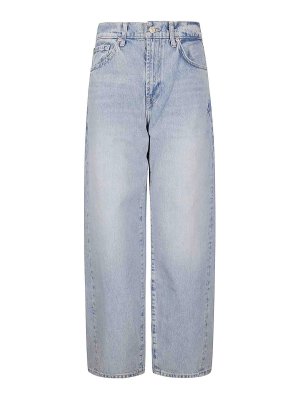 7 FOR ALL MANKIND: straight leg jeans - Twisted Bonnie September