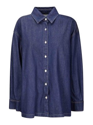 7 FOR ALL MANKIND: shirts - Pleated Overshirt Franklin