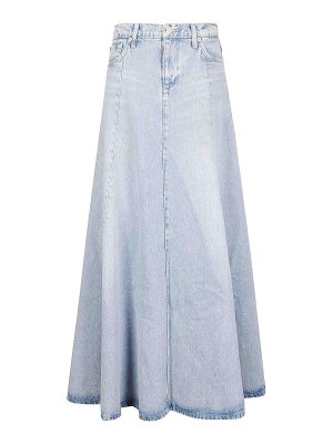 7 FOR ALL MANKIND: Knee length skirts & Midi - Drama Skirt September