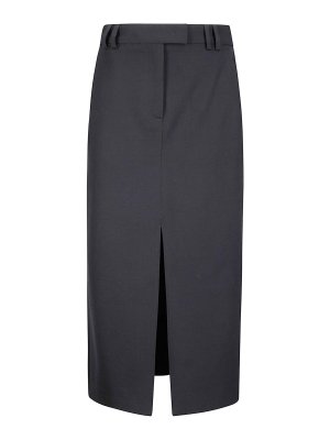 ALBERTO BIANI: Faldas media pierna y semilargas - Falda Semilarga - Negro