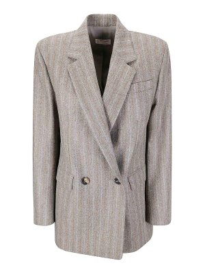 ALBERTO BIANI: Blazer - Blazer - Gris
