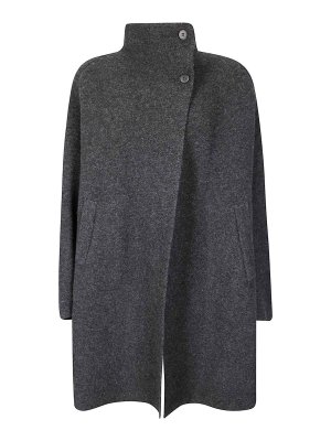 BOBOUTIC: knee length coats - Double Breast Coat