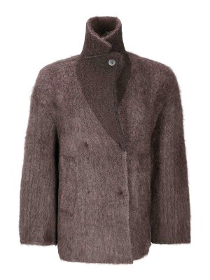 BOBOUTIC: Fur & Shearling Coats - Double Breast Fur Jacket