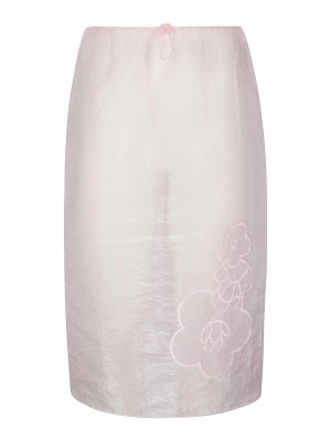 CECILIE BAHNSEN: Knee length skirts & Midi - Bambi Skirt Liquid Myrtia