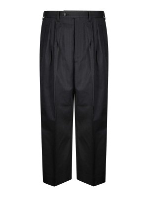 COMME DES GARÇONS HOMMES PLUS: Casual Hosen - Casual Hose - Schwarz