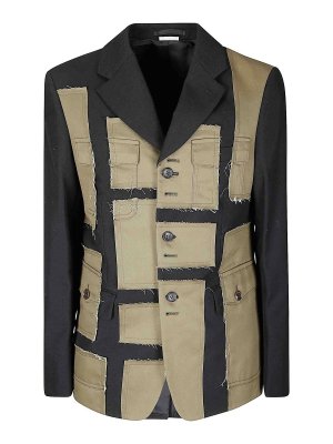 COMME DES GARÇONS HOMMES PLUS: Blazer - Blazer - Negro