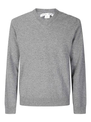 COMME DES GARCONS SHIRT: maglia collo rotondo - Pullover da uomo lavorato a maglia