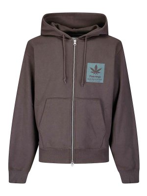 GRAMICCI: Sweatshirts & Sweaters - Hemp Zip Hooded Sweatshirt