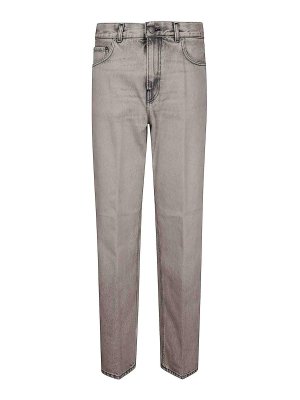 HAIKURE: jeans dritti, a sigaretta - Bonnie grigio perla