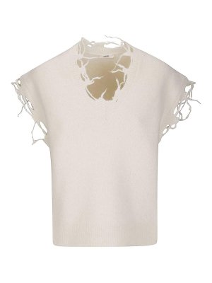 HAIKURE: Suéteres con cuello pico - Suéter Cuello Redondo - Beis Claro