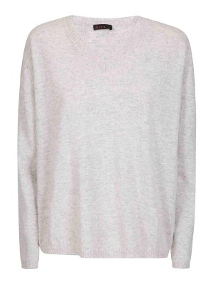 HIRA: Col en V - Pull À Col V - Noir