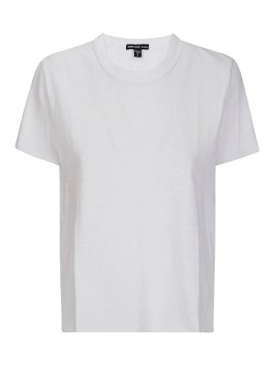 JAMES PERSE: t-shirts - Slub Jersey Shrunken Tee