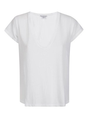 JAMES PERSE: t-shirts - High Gauge Jersey Deep V Tee
