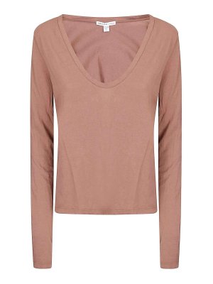 JAMES PERSE: t-shirts - Deep V L/S Tee