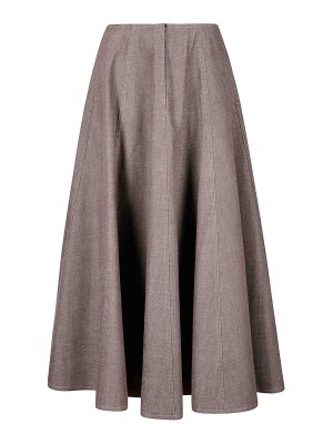 JEJIA: ニーレングススカート＆ミディ丈 - 膝丈/ミディスカート - ブラウン