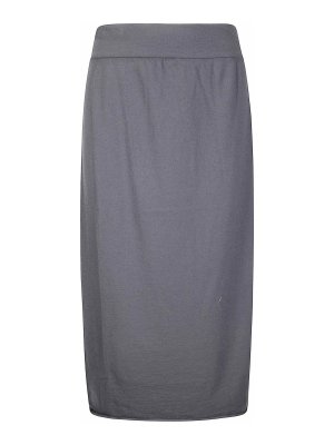 LABO.ART: ニーレングススカート＆ミディ丈 - 膝丈/ミディスカート - ダークグレー