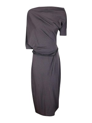 LEMAIRE: evening dresses - Twisted Hem Dress