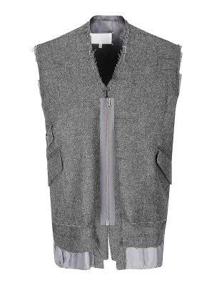 Maison Margiela: Chalecos  - Chaleco - Gris