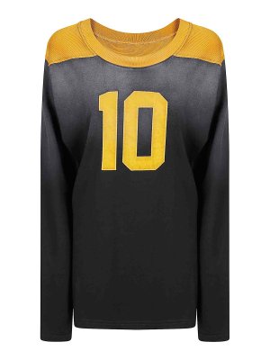 Maison Margiela: t-shirts - Stitched Graphics T-Shirt