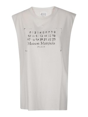 Maison Margiela: Tops & Débardeurs - Top - Blanc