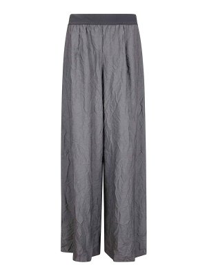 MARIA CALDERARA: カジュアルトラウザー - カジュアルパンツ - ダークグレー