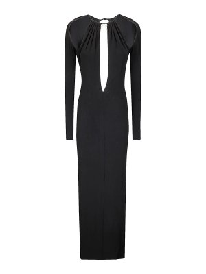 MARINE SERRE: abiti da sera - Vestito  lungo in jersey drappeggiato