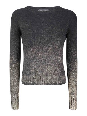 OF HANDMADE: maglia collo rotondo - Roccia d'Oro