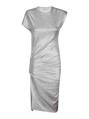 RABANNE: Vestidos media pierna - Vestido Midi - Plata