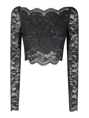 RABANNE: Tops y camisetas sin mangas - Top - Negro