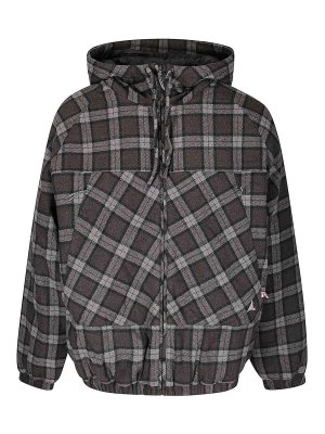 ROA: giacche casual - Giacca a quadri Primaloft in lana Logger