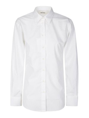 ROHE: camicie - Camicia sagomata in popeline