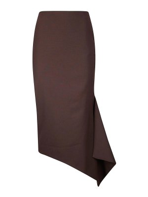 THELATEST: ニーレングススカート＆ミディ丈 - 膝丈/ミディスカート - ブラウン