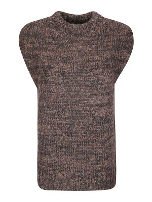 THIBAULT VAN DER STRAETE: crew necks - Pullover Sleeveless Mix Color