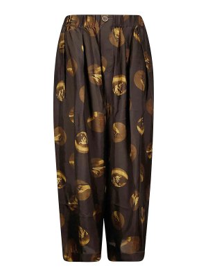 UMA WANG: Pantalones casual - Pantalón Casual - Marrón