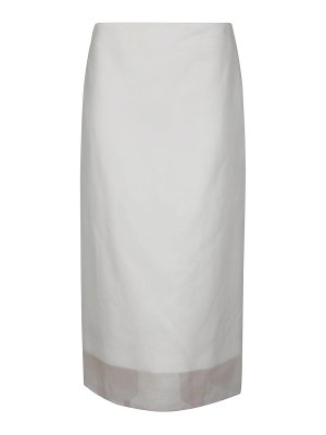 SPORTMAX: Knee length skirts & Midi - Tulle pencil skirt