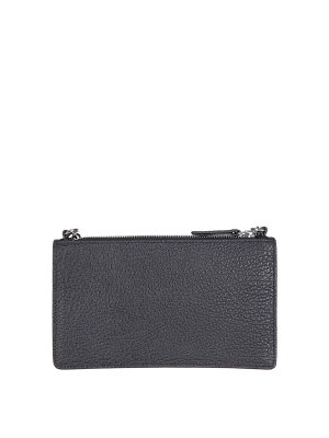 Maison Margiela: portafogli - Portafoglio con cerniera sulla catena