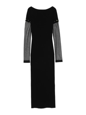 SPORTMAX: Maxikleider - Maxikleid - Schwarz