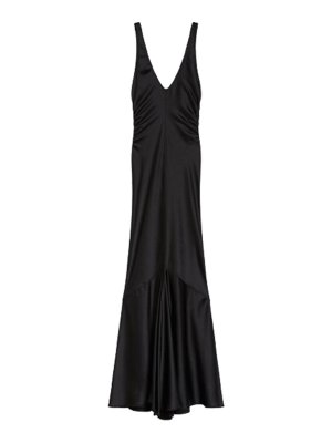 SPORTMAX: Maxikleider - Maxikleid - Schwarz