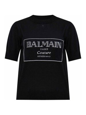 Balmain: Tシャツ - Tシャツ - 黒